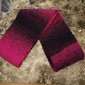Handmade Crocheted Varigated Scarf